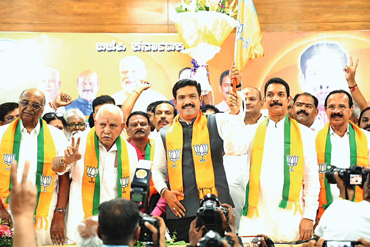 New K’taka Bjp Chief Vijayendra Aims at Ls Polls Clean Sweep
