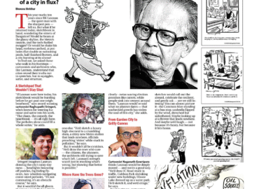 If RK Laxman walked Bangalore today