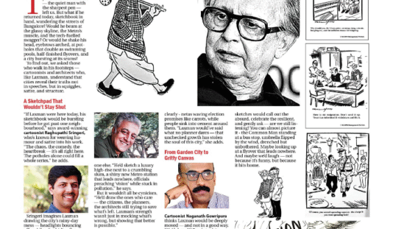 If RK Laxman walked Bangalore today