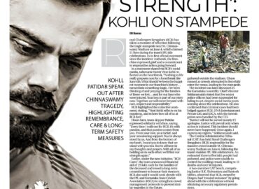 ‘Together, we’ll find strength’: Kohli on stampede