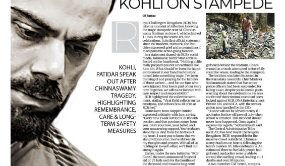 ‘Together, we’ll find strength’: Kohli on stampede