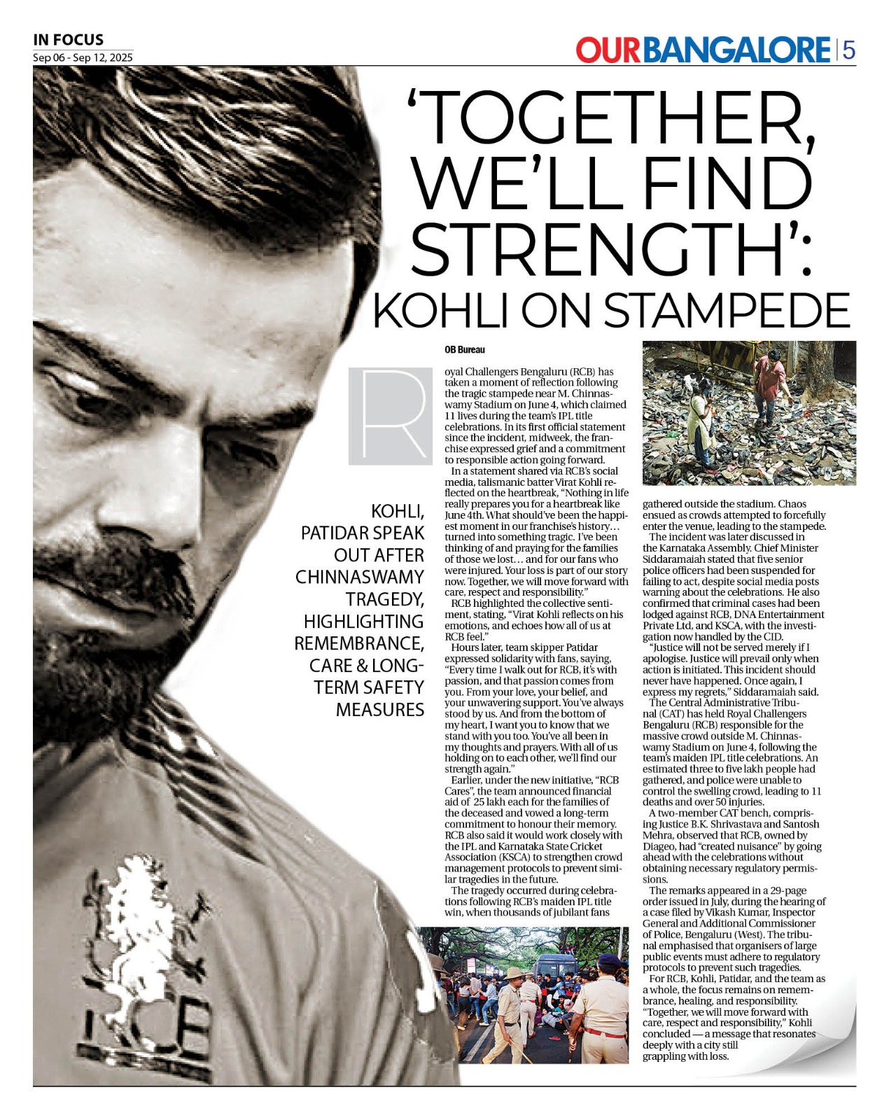 ‘Together, we’ll find strength’: Kohli on stampede