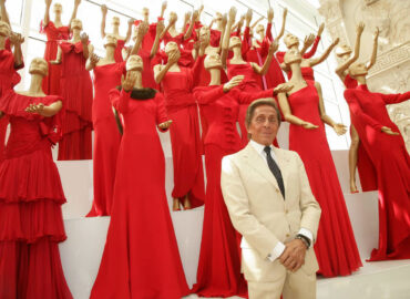The man who painted fashion red, bows out