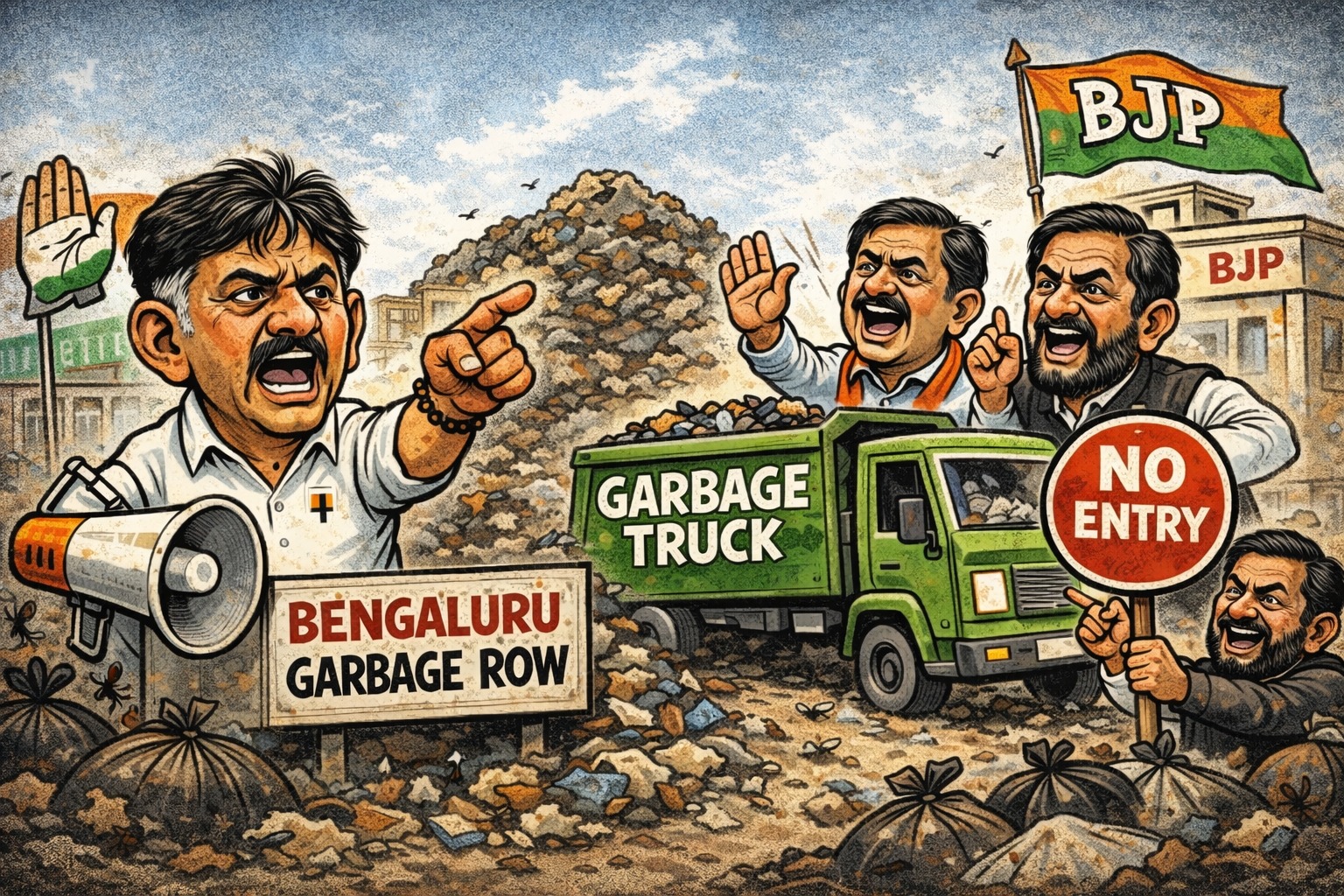 B’lore’s garbage War: DKS fires fresh warning